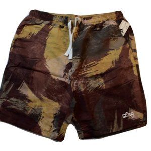 Lifted Research Group LRG Mens Brown Camo Hybrid Shorts New With Tags